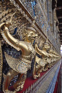 鎏金雕塑 泰国大皇宫