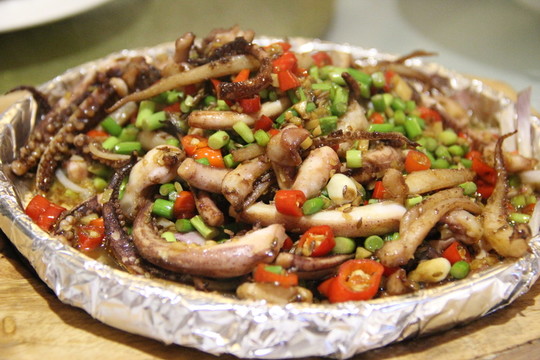 酸辣魷魚須