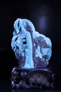 綠松石雕件