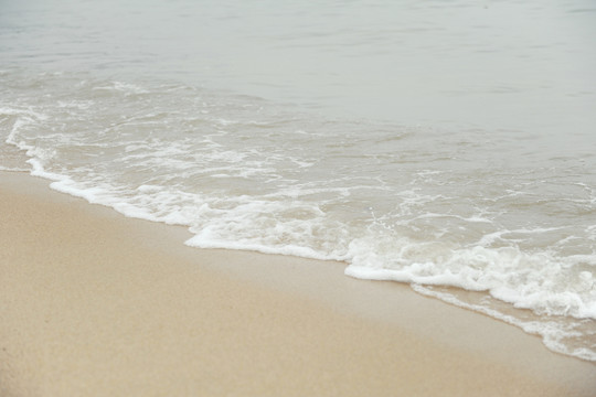 沙灘 浪花