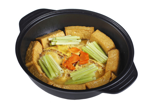 芹香蛋角煲老豆什