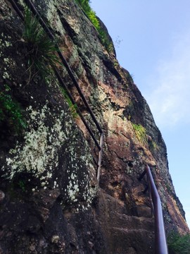 江郎山懸崖峭壁