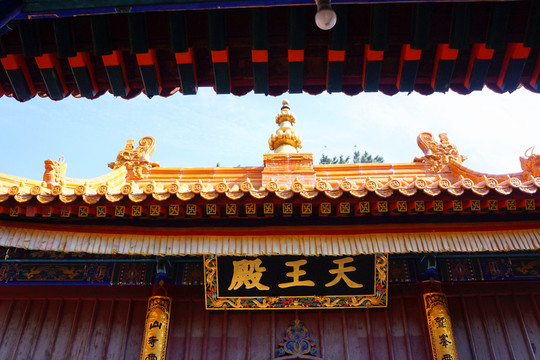 五臺山菩薩頂 天王殿