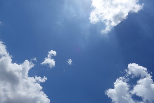 藍天白云