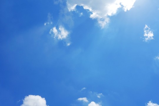 藍天白云