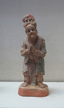 北宋 三彩人物俑