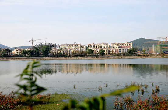 河岸風(fēng)景  沿河建筑
