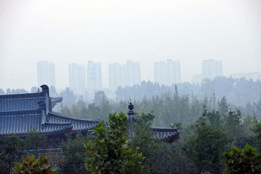 煙雨小城  城鎮(zhèn)風(fēng)景