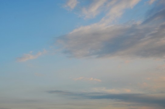 天空云彩 云彩 藍(lán)天 晚霞
