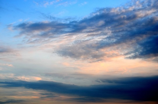 晚霞 天空云彩 黃昏