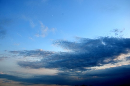 晚霞 天空云彩 黃昏