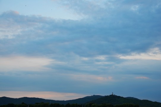 晚霞 天空云彩 黃昏
