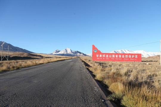 中國(guó)甘肅祁連雪山自駕游