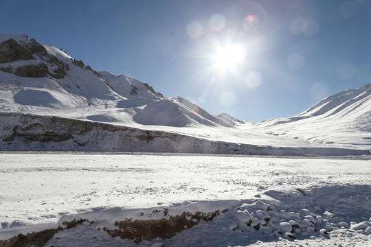 中國(guó)甘肅祁連雪山自駕游