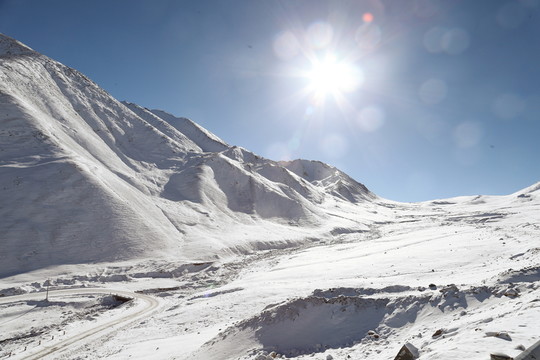 中國(guó)甘肅祁連雪山自駕游