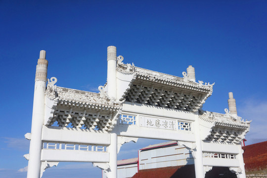 五臺山 鴻門巖 牌坊