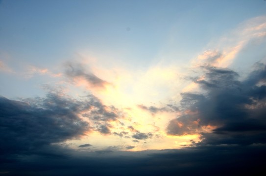 晚霞 天空云彩