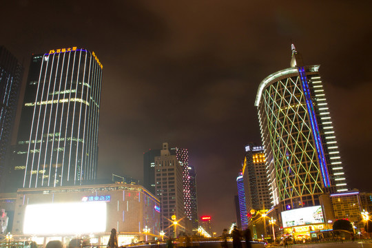 成都天府廣場(chǎng)夜景