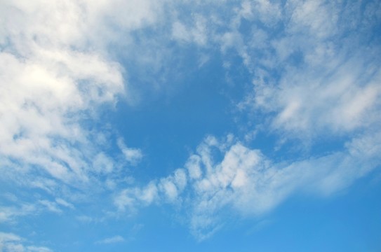藍天白云