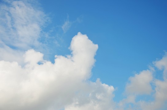 藍天白云