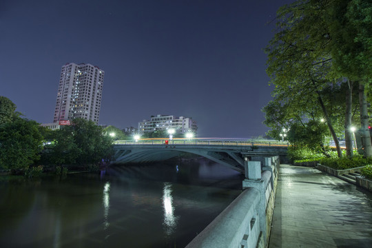 廣東省佛山市汾江橋夜景