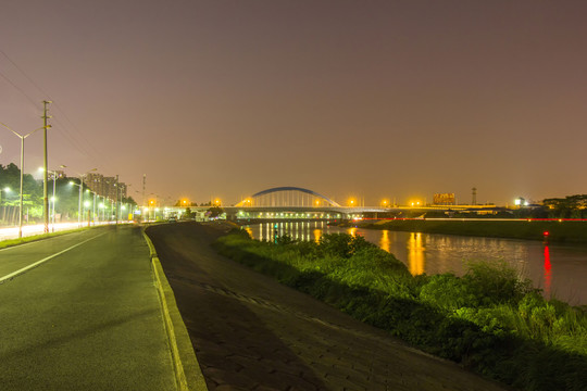 廣東省佛山市佛陳大橋夜景