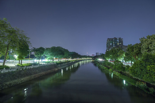 廣東省佛山市佛山水道夜景