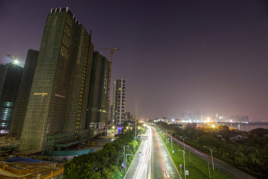 廣東省佛山市東平路夜景