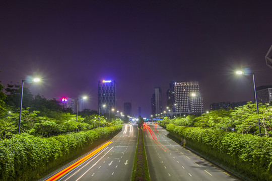 廣東省佛山市裕和路夜景