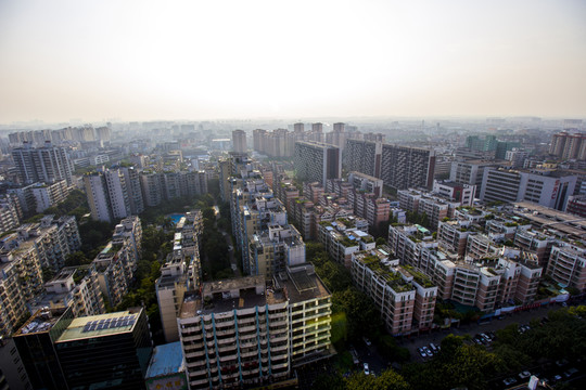 廣東省佛山市佛山鳥瞰圖