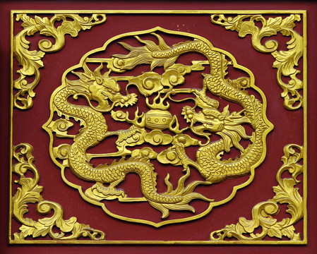 鎏金龍頭 雙龍頭