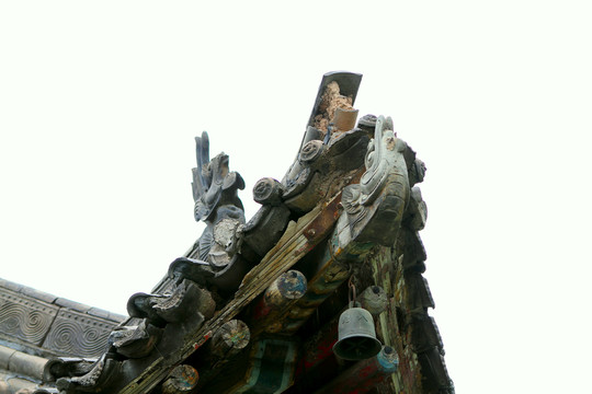 古建筑 雕梁畫棟 木雕