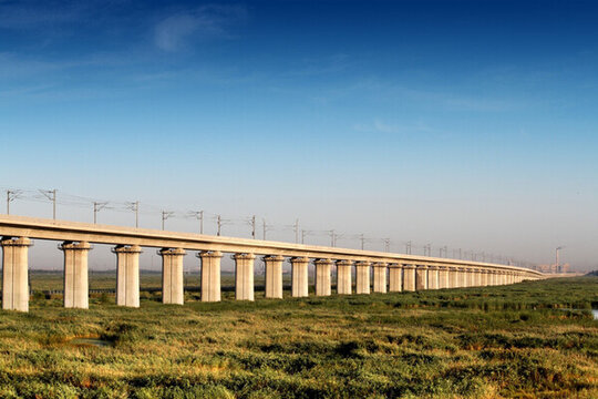 大慶 濕地 高架橋 高速鐵路