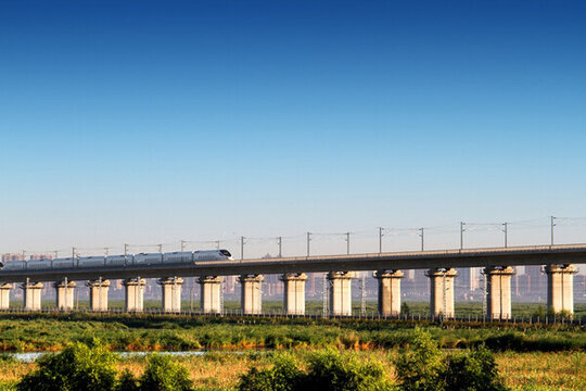 大慶 濕地 高架橋 高速鐵路