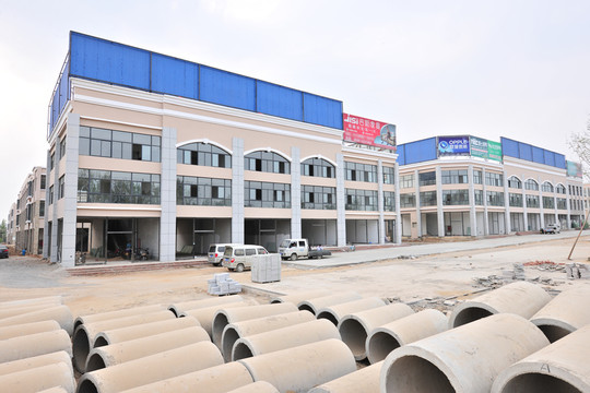 施工中建筑 多層建筑 商鋪