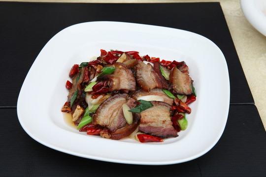 大片湘西老臘肉