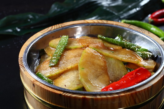 擂辣椒炒冬瓜