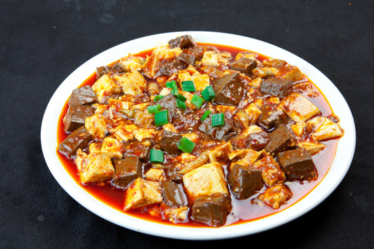 酸辣鴨血豆腐
