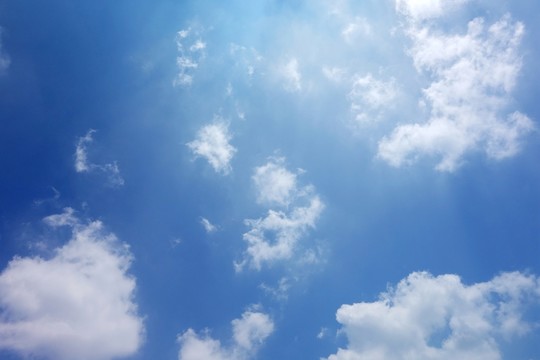 藍天白云 天空云彩