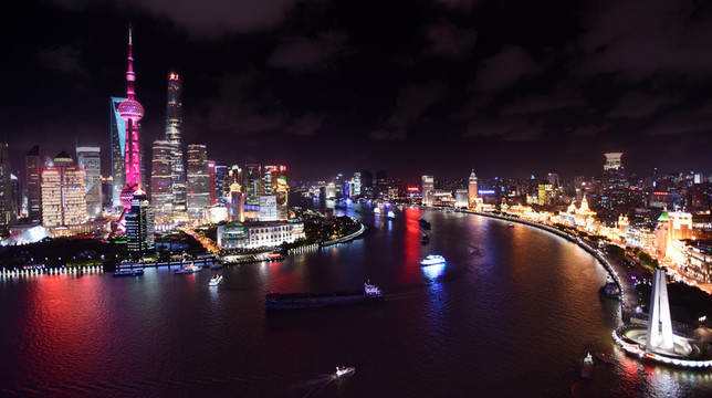 上海外灘夜景風光