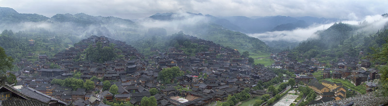西江千戶苗寨高清全景圖
