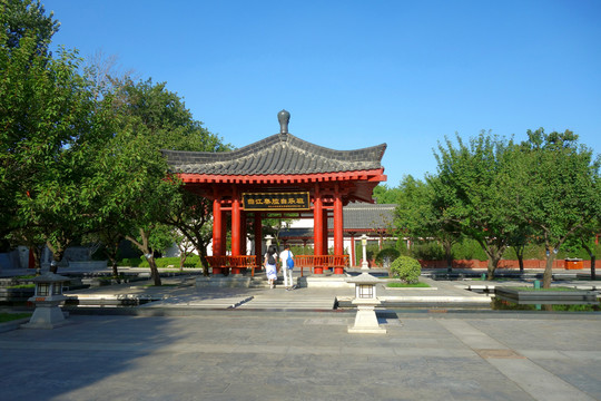 公園 廣場(chǎng)亭子