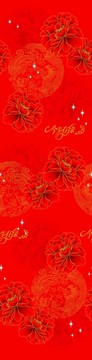 家紡窗簾印花圖案床上用品花紋