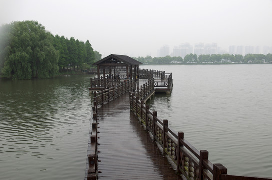 蘇州石湖煙雨
