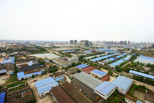 江西省撫州市撫州鳥(niǎo)瞰全景圖