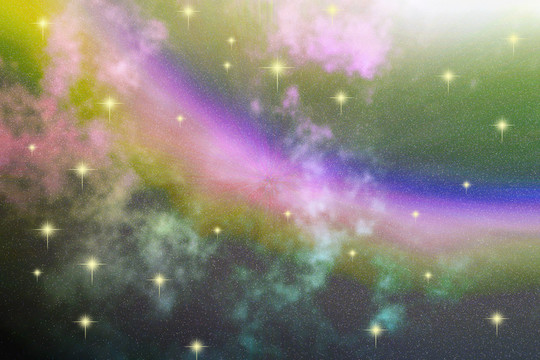 唯美星空背景 無分層