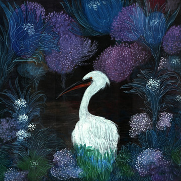 工筆花鳥素材