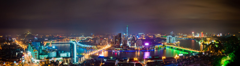 柳州高清全景 夜景