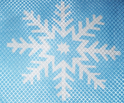 金屬質(zhì)感網(wǎng)格雪花背景