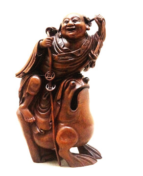 竹雕 劉海